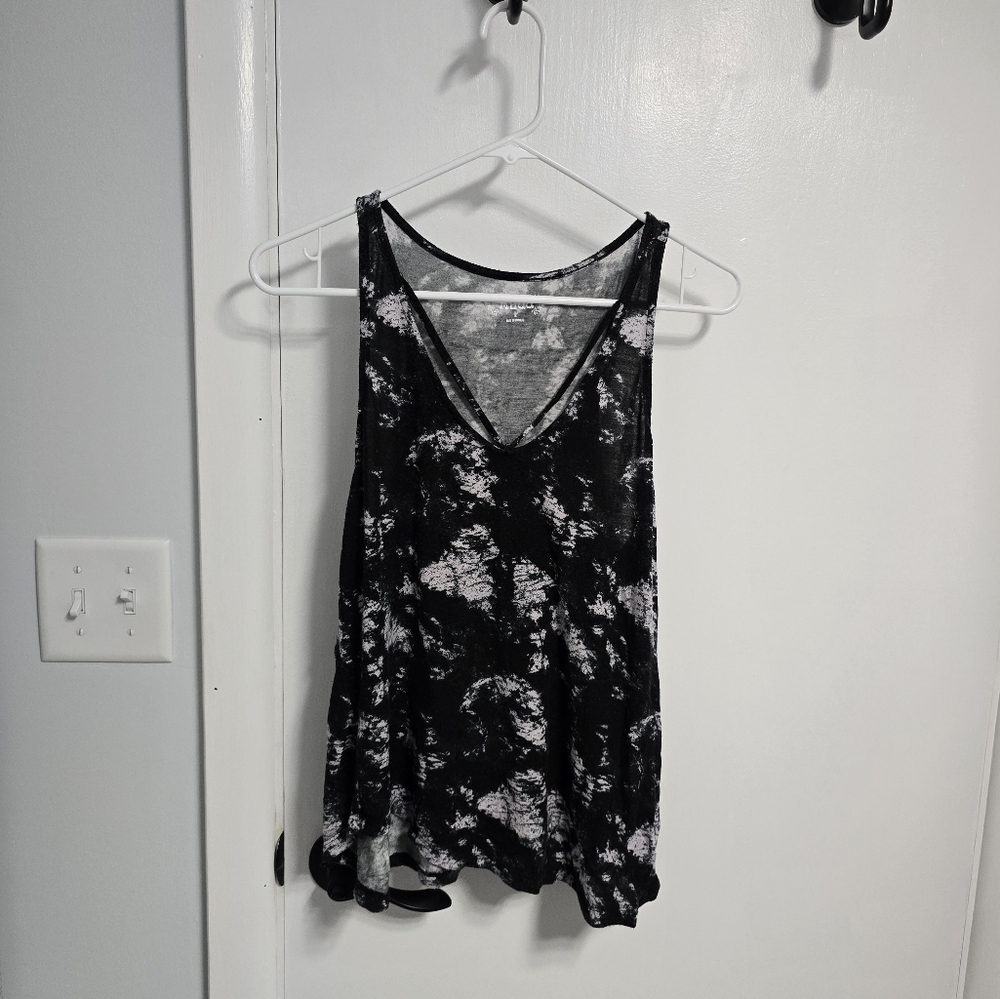 Mudd Black and White Women's Tank Top